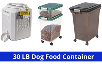 30 bl dog food container