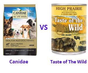 Canidae VS Taste of the Wild