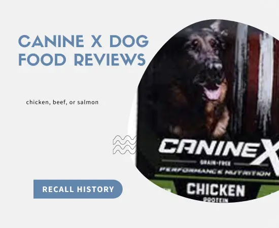 canine x dog food reviews